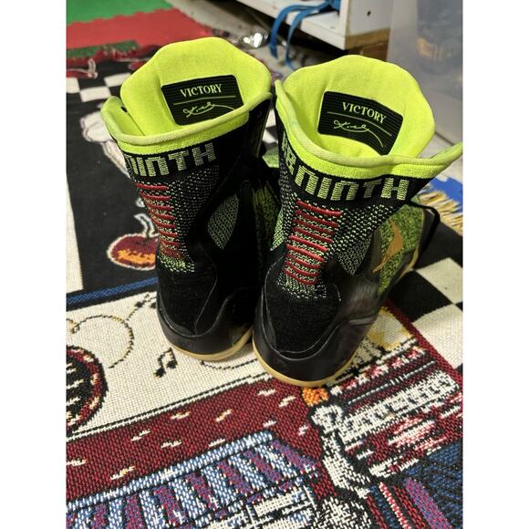Nike Kobe 9 IX Size 9.5 Elite High Victory Green Black Neon 630847-077 Protro - Picture 8 of 10
